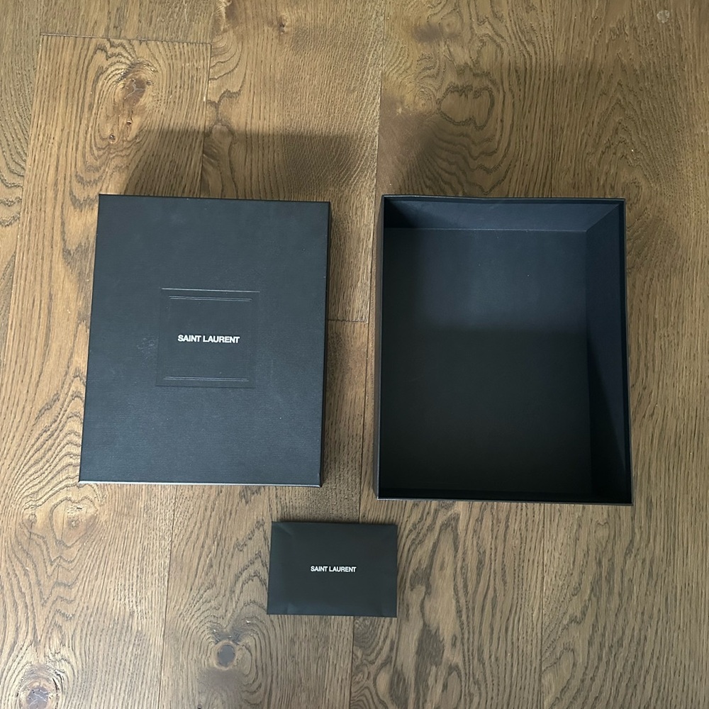 Saint Laurent empty designer box